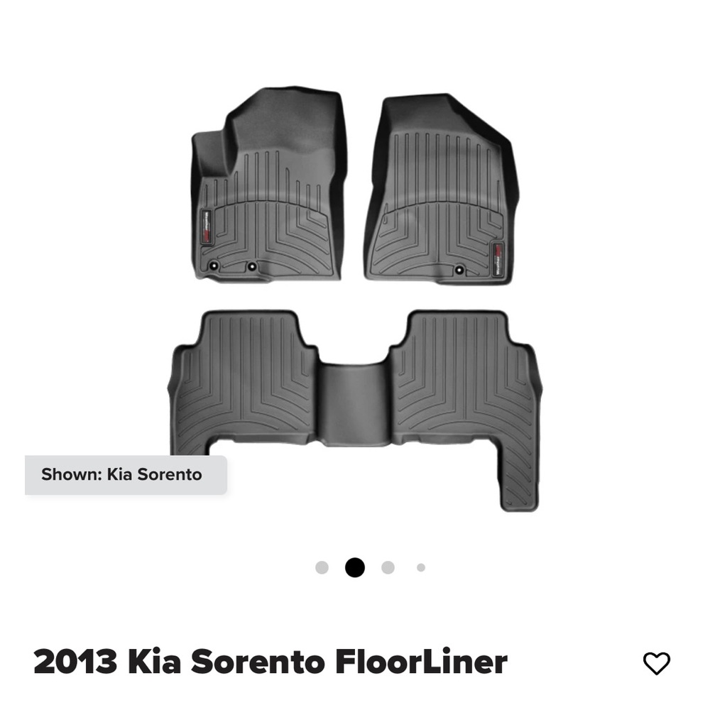 Sorento Black FloorLiner